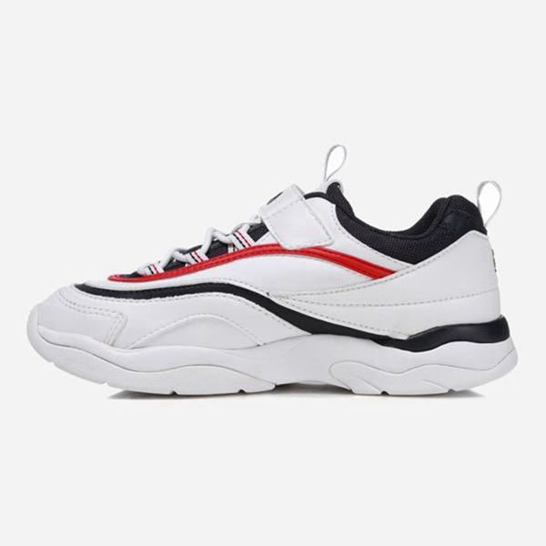 Zapatillas Fila Niños Blancas / Rojas / Azul Marino - Ray Td - España 451789KRE